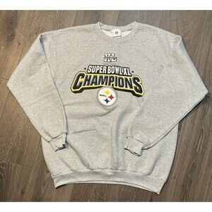 NFL Pittsburgh Steelers 2006 Super Bowl XL Champions Sweatshirt Men’s Size Large